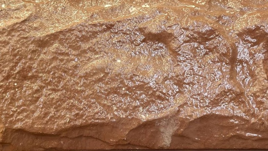 Вариант фасадной отделки теплоблока — образец №14